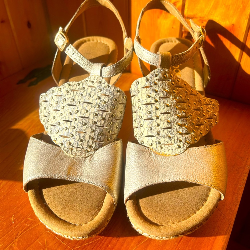 GABOR Wedge Sandal - Size:8